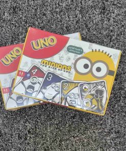 بازی اونو مینیون (Minion UNO) نسخه کارتی خانوادگی با ۱۱۲ کارت و تم مینیونها